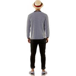 Pullover zwart/wit