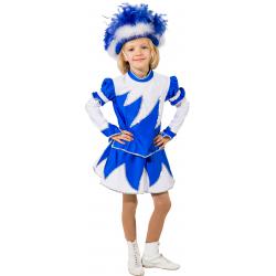 Funkenkostuum Blauw/wit