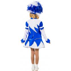 Funkenkostuum Blauw/wit