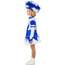 Funkenkostuum Blauw/wit