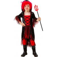 Halloween Jurk Rood/Zwart