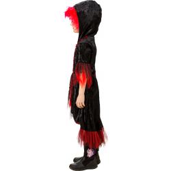 Halloween Jurk Rood/Zwart