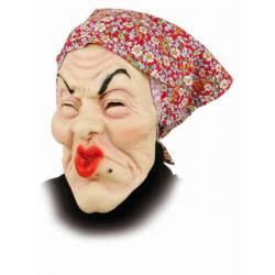Masker Oude Vrouw met Doek