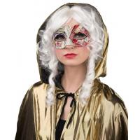 Venetiaans Masker Rood/Roze