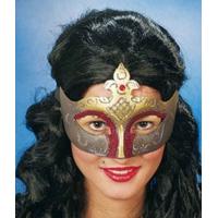 Masker Venetië Goud/Rood