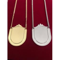 Prinsenketting Goud/Zilver met 10 Schakels 120x100mm