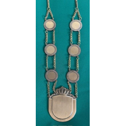 Prinsenketting in Goud en Zilver met 10 Schakels 100x80mm.