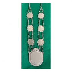Prinsenketting Goud/Zilver met 10 Schakels 120x100mm