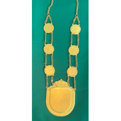 Prinsenketting Goud/Zilver met 10 Schakels 120x100mm