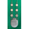 Prinsenketting in Goud en Zilver met 10 Schakels 100x80mm.
