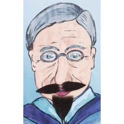 Musketiers baard de luxe Zwart