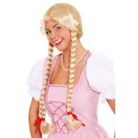 Vlechtenpruik Blond Lang