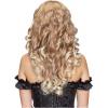 Pruik Langhaar Gekruld Middelblond