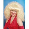 Pruik Pony gekruld Blond