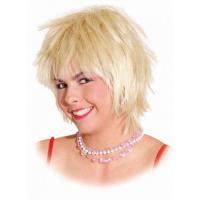 Pruik Kort Haar Unisex Blond