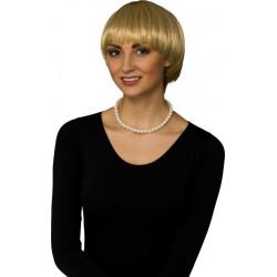 Pruik Rondkapsel Blond