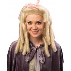Pruik Lange lokken blond