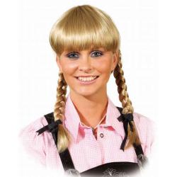Pony Pruik Kort met staartjes Middelblond