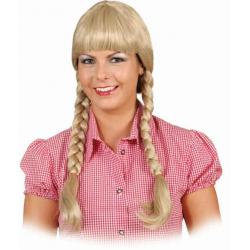 Pony Pruik met Staartjes Middelblond