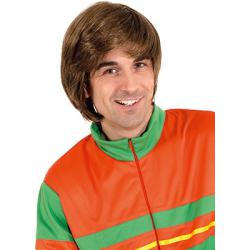 Pruik Unisex Bruin