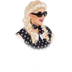 Rock'n Roll Pruik Gekruld Blond
