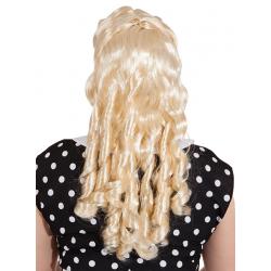 Rock'n Roll Pruik Gekruld Blond