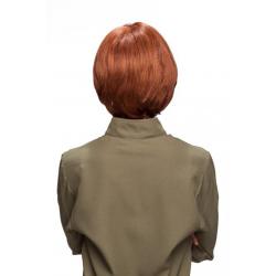Kort Haar Pruik Unisex Roodbruin