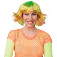 Pruik Kort haar Neon