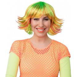 Pruik Kort haar Neon