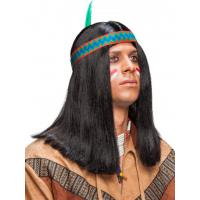 Indiaan Kort met blauwe band