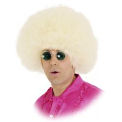 Afro Pruik Blond