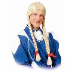 Pruik met staartjes voor Mannen