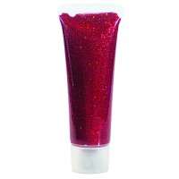 Glittergel Rood