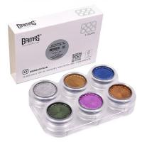 Water make-up pallet metallic M6 (6x2,5ml)