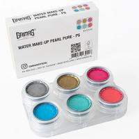 Water make-up pallet pearl P6 (6x2,5ml)